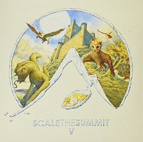 the album cover for Scale The Summit - V [Indie Exclusive Light Blue Vinyl]
