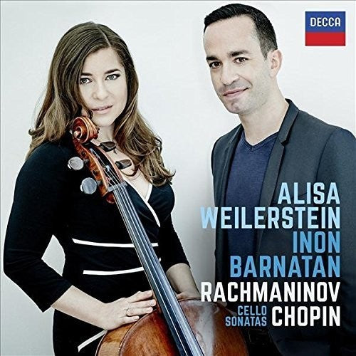the album cover for Alisa Weilerstein / Barnatan,Inon - Chopin & Rachmaninov Cello Sonatas