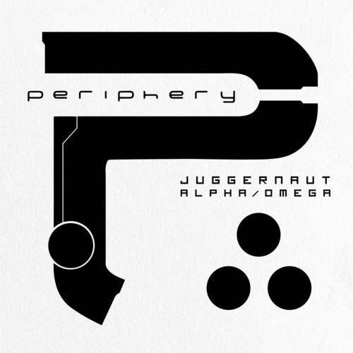 the album cover for Periphery - Juggernaut: Alpha / Omega [Orange and Aqua Green Vinyl]