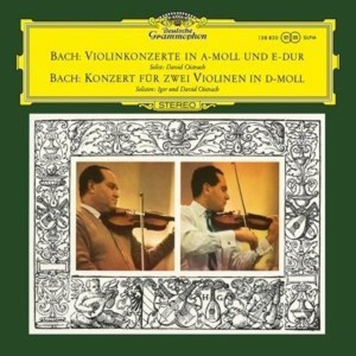 the album cover for Bach / David & Igor Oistrakh / Goosens / Royal Phi - Violin Concertos Nos 1 & 2 / Concerto for 2 Violin
