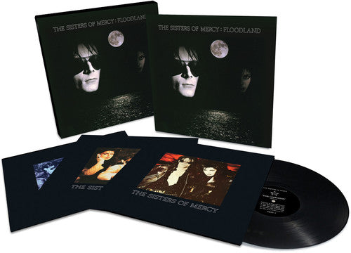 the album cover for The Sisters Of Mercy - Floodland Era Collection [4LP 180 Gram Vinyl Box Set]