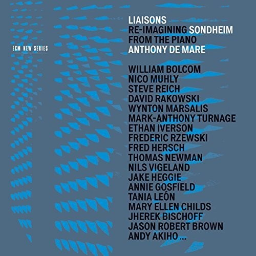 the album cover for De Anthony Mare - Liaisons: Re-Imagining Sondheim