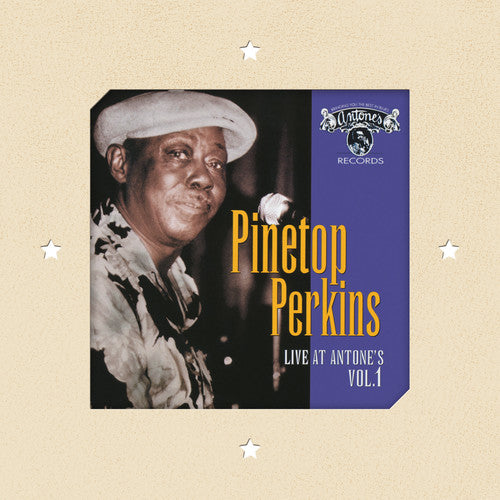 the album cover for Pinetop Perkins - Live At Antone's 1 [180 Gram] [Download Included]