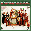 the album cover for Sharon Jones & The Dap-Kings - It's A Holiday Soul Party [Green Vinyl]