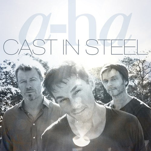 the album cover for a-ha - Cast in Steel