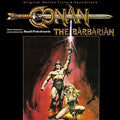 the album cover for Basil Poledouris - Conan The Barbarian [Vinyl Soundtrack]