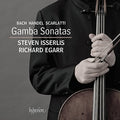 the album cover for J Bach S / Scarlatti,D / Egarr,Richard - Gamba Sonatas BWV1027-29 Chorale - Ich Ruf Zu Dir