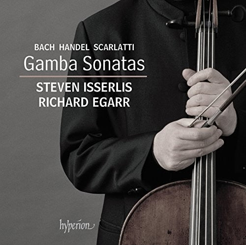 the album cover for J Bach S / Scarlatti,D / Egarr,Richard - Gamba Sonatas BWV1027-29 Chorale - Ich Ruf Zu Dir