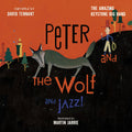 the album cover for David Tennant / Amazing Keystone Big Band - Pete & the Wolf and Jazz
