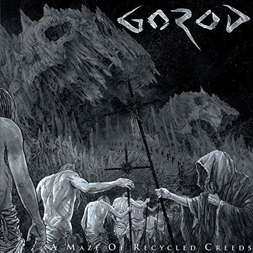 the album cover for Gorod - Maze Of Recycled Creeds