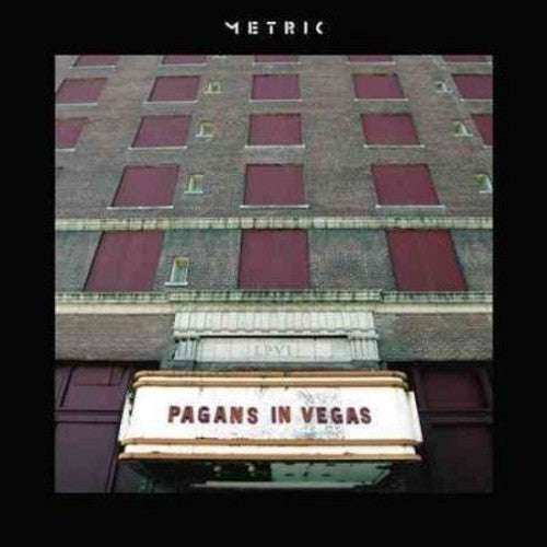 the album cover for Metric - Pagans in Vegas [Indie Exclusive Coke Bottle Clear Vinyl]