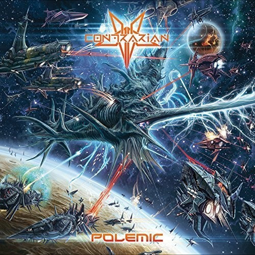 the album cover for Contrarian - Polemic