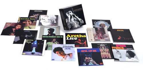 the album cover for Aretha Franklin - The Atlantic Albums Collection [19CD Box Set]