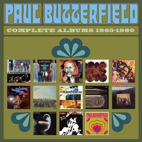 the album cover for Paul Butterfield Blues Band - Complete Albums: 1965-1980 [14CD Box Set]