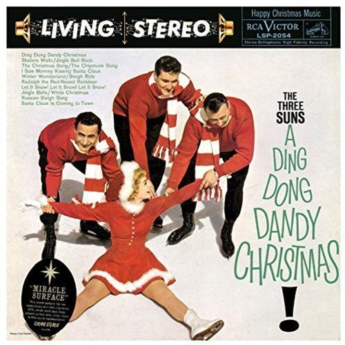 the album cover for Three Suns - A Ding Dong Dandy Christmas