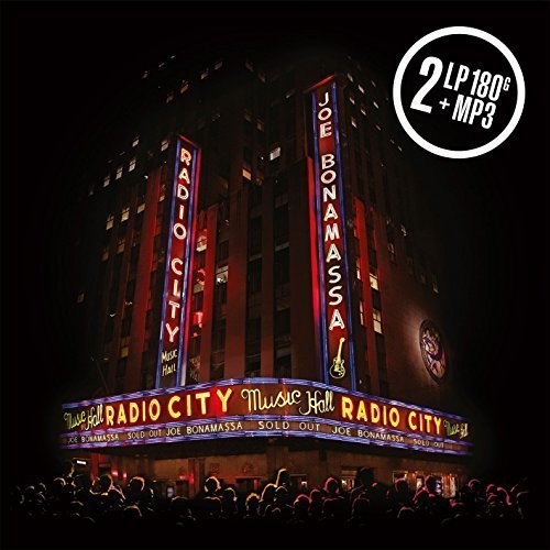 the album cover for Joe Bonamassa - Live At Radio City Music Hall [Import Vinyl]