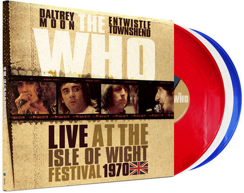 the album cover for The Who - Live At The Isle Of Wight Festival 1970 [Vinyl]