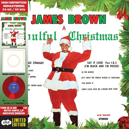 the album cover for James Brown - Soulful Christmas [Limited Edition] (Red) (Coll) (Mlps) [Remastered]