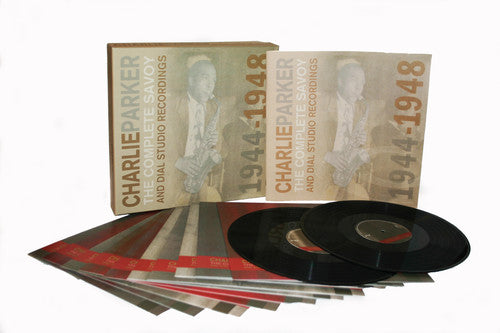 the album cover for Charlie Parker - The Complete Savoy Dial Recordings