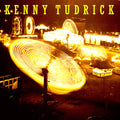 the album cover for Kenny Tudrick - Church Hill Downs / Fairgrounds [Yellow & Black Swirl Vinyl Single]