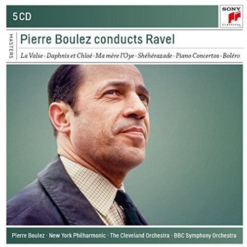 the album cover for Pierre Boulez - Pierre Boulez conducts Ravel