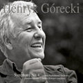the album cover for Henryk Gorecki - Gorecki: Symphony No 4 Op 85