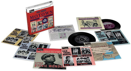 the album cover for Early Motown 7 Eps / Various Box - The Early Motown EPs [7LP Box Set]