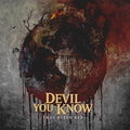 the album cover for Devil You Know - They Bleed Red