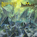 the album cover for Crucified Mortals / Radiolokator - Crucified Mortals/Radiolokator