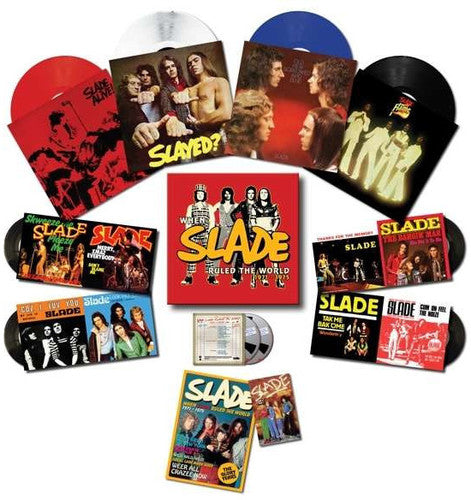 the album cover for Slade - When Slade Rocked The World 1971-75 Collectors Box [Import]
