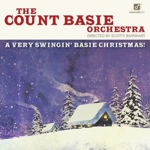 the album cover for Count Basie - A Very Swingin Basie Christmas