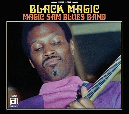the album cover for Magic Sam - Black Magic
