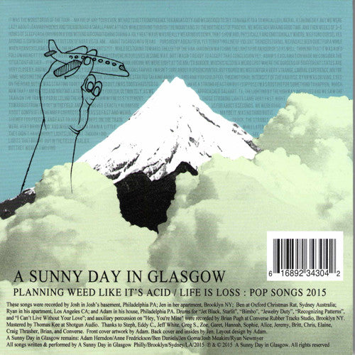 the album cover for Sunny Day In Glasgow - Planning Weed Like It's Acid / Life Is Loss
