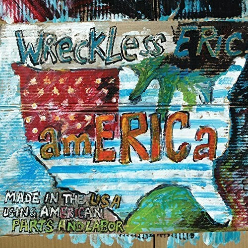 the album cover for Wreckless Eric - America