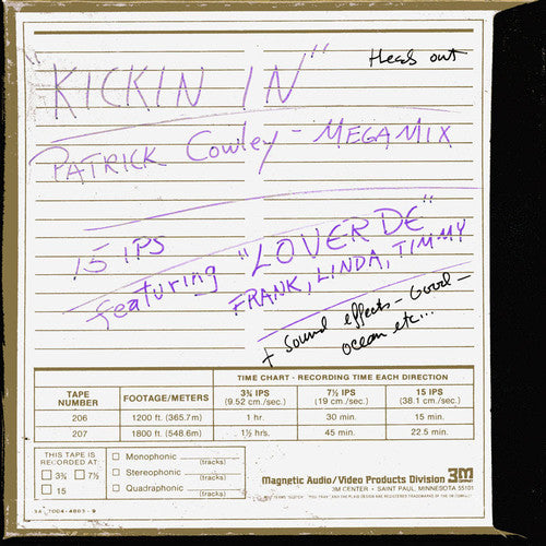 the album cover for Patrick Cowley - Kickin' in
