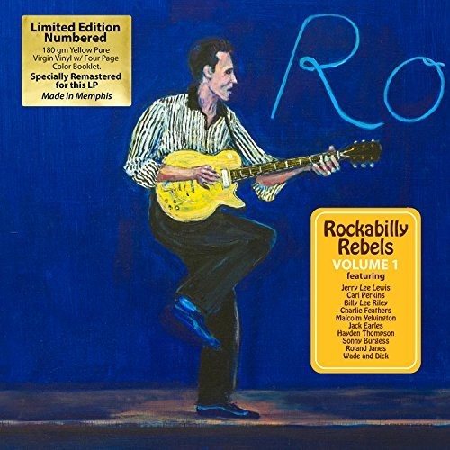 the album cover for Various Artists - Rockabilly Rebels, Vol. 1 [Limited Edition Yellow Vinyl]