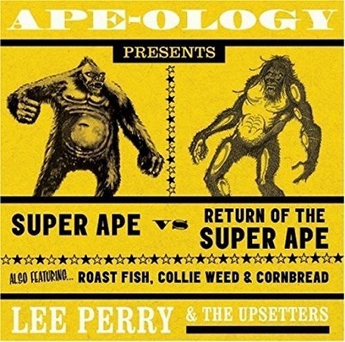 the album cover for Lee Perry & The Upsetters - Ape-Ology Presents Super Ape Vs.Return of the