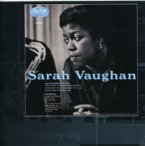 the album cover for Sarah Vaughan - Sarah Vaughan With Clifford Brown