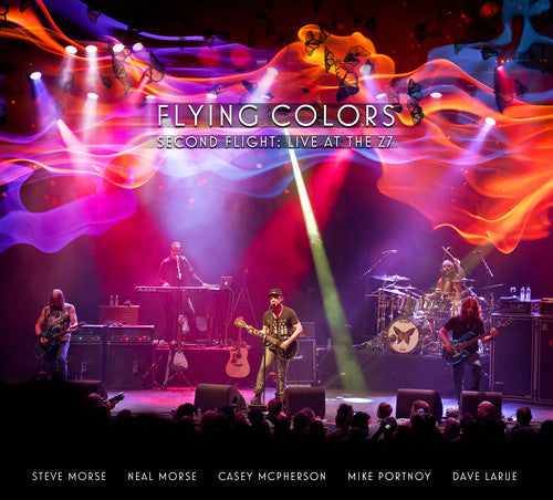 the album cover for Flying Colors - Second Flight: Live At The Z7 [2CD/1DVD]