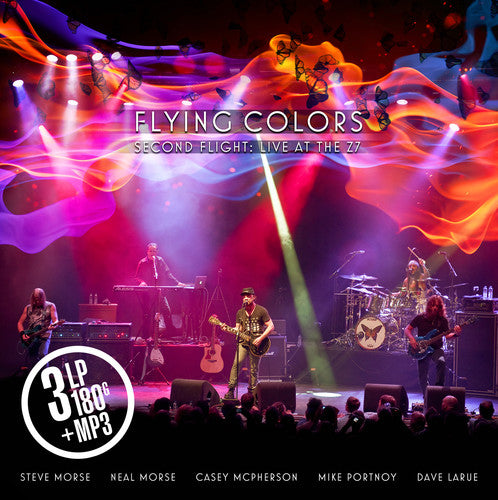 the album cover for Flying Colors - Second Flight: Live At The Z7 [3LP]