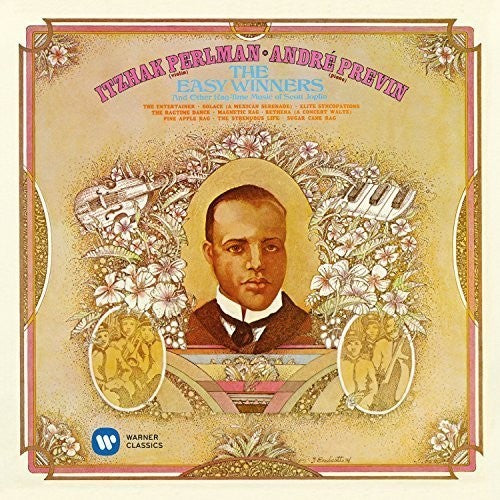 the album cover for Joplin / Itzhak Perlman / Previn,Andre - Easy Winners & Other Rags