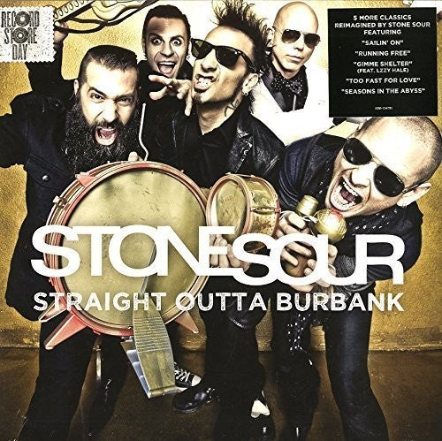 the album cover for Stone Sour - Straight Outta Burbank