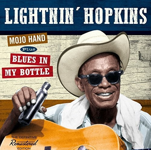 the album cover for Lightnin' Hopkins - Mojo Hand + Blues in My