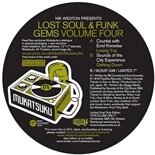 the album cover for Lost Soul & Funk Gems Volume Four - Lost Soul & Funk Gems Volume Four