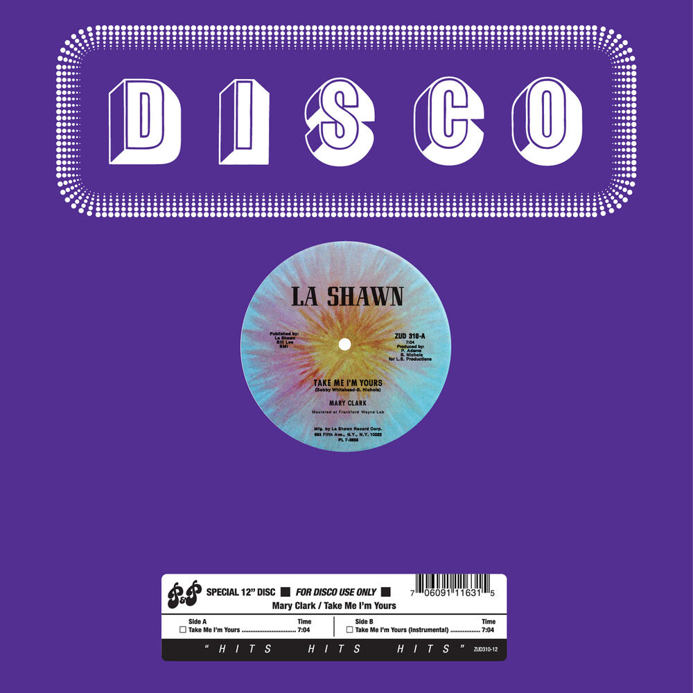 the album cover for Mary Clark - Take Me I'm Yours