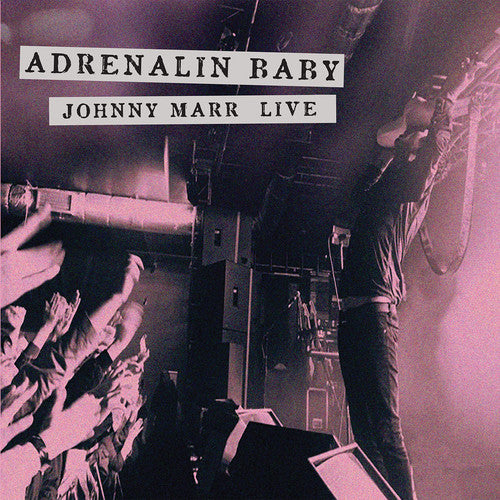 the album cover for Johnny Marr - Adrenalin Baby: Johnny Marr Live [Vinyl]