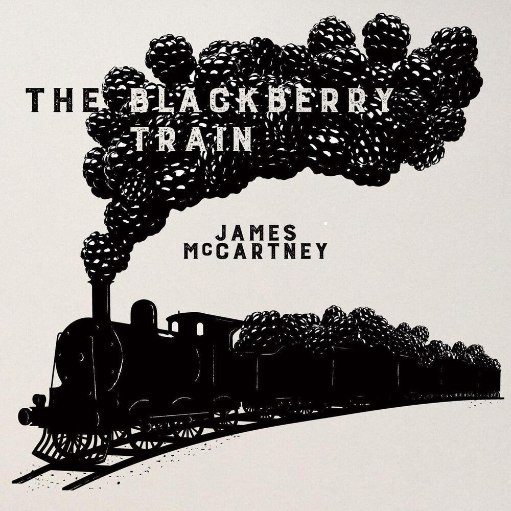 the album cover for James McCartney - The Blackberry Train