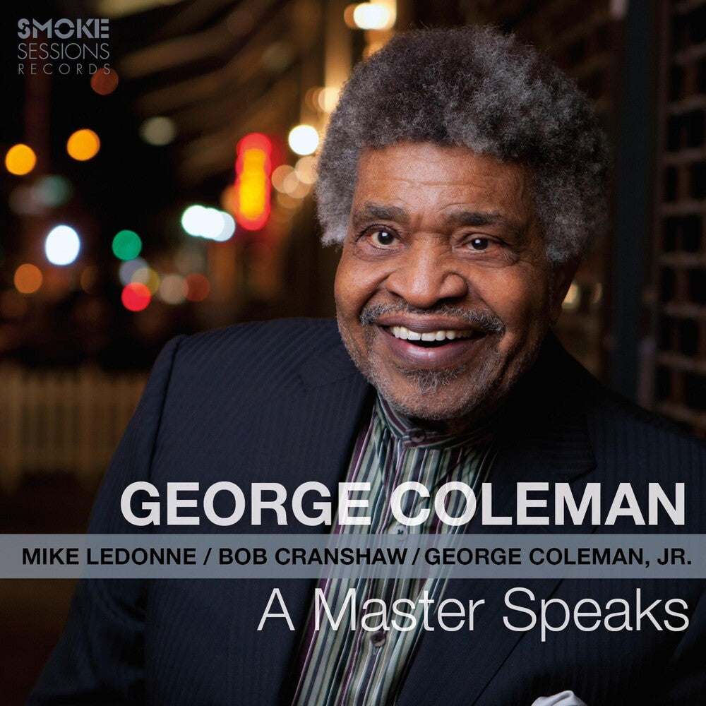 the album cover for George Coleman - A Master Speaks