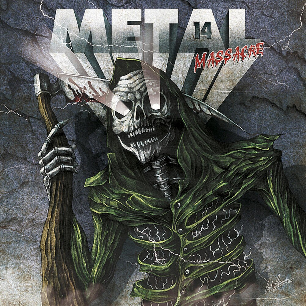 the album cover for Various Artists - Metal Massacre XIV