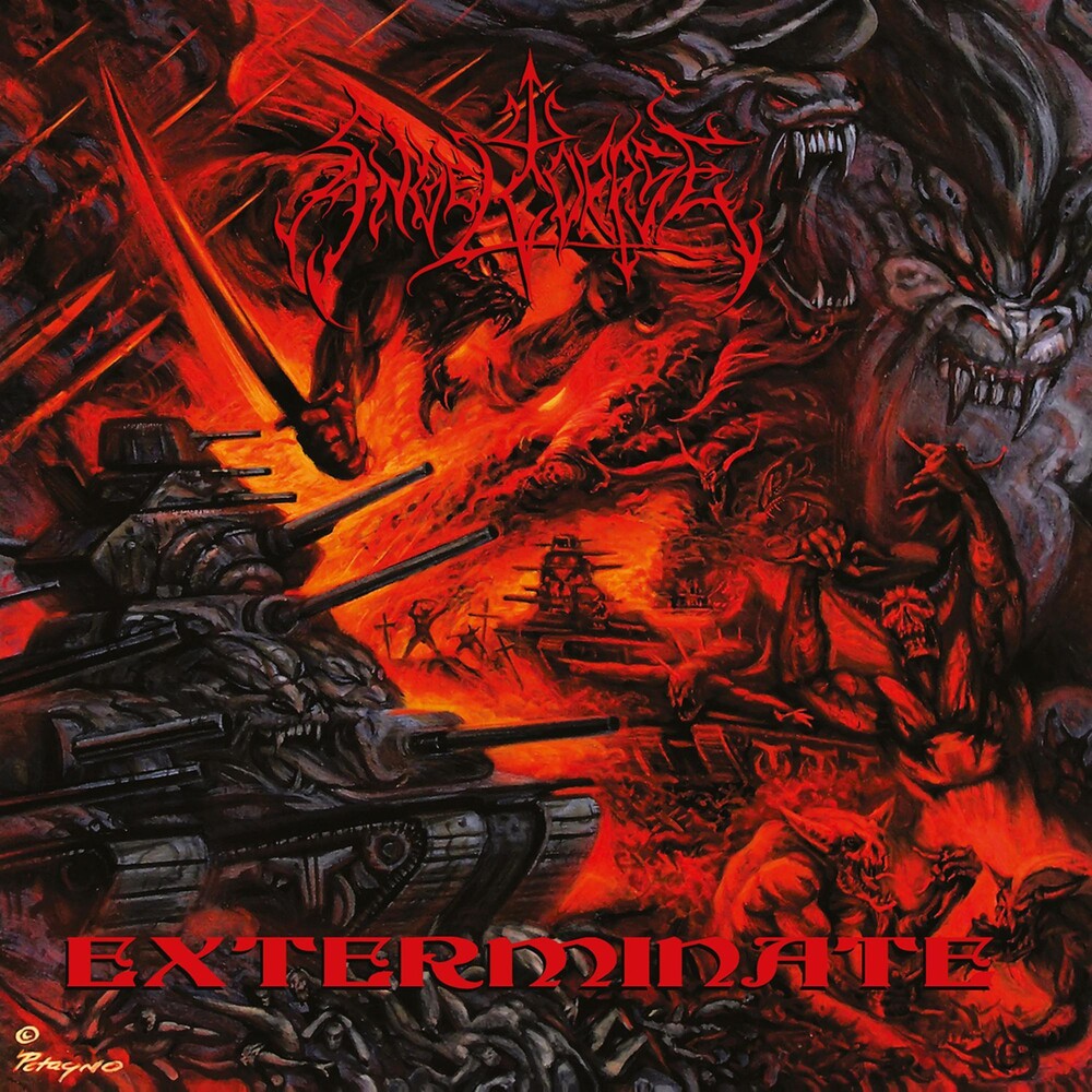 the album cover for Angel Corpse - Exterminate [Import]